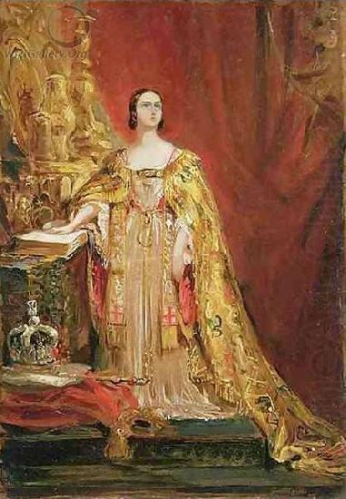 Queen Victoria taking the Coronation Oath, George Hayter